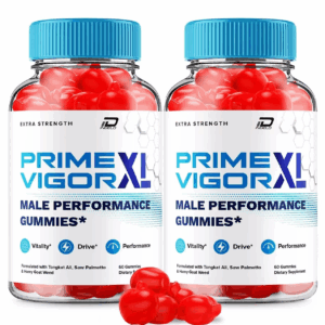 (2 PACK) Prime Vigor XL Gummies – Advanced All-Natural Formula for Men’s Health 120 Gummies