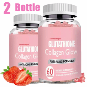 (2 PACK) ZAYMAN Glutathione Collagen Glow Gummies – Anti-Aging, Skin Whitening & Antioxidant Support 120 Gummies