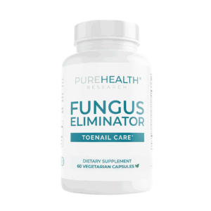 PureHealth Research Fungus Eliminator – All-Natural Formula for Healthy Nails, Skin & Immunity | 60 Capsules (1 PACK)