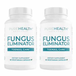 PureHealth Research Fungus Eliminator – All-Natural Formula for Healthy Nails, Skin & Immunity | 120 Capsules (2 PACK)